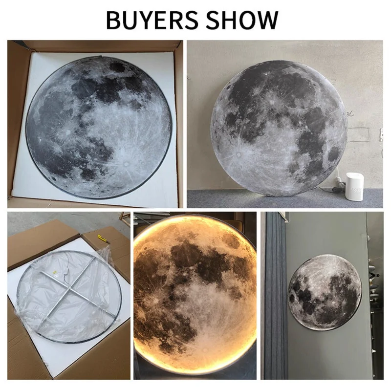 Skanto | 3D LED Mond- oder Erd-Decken- oder Wandlampe