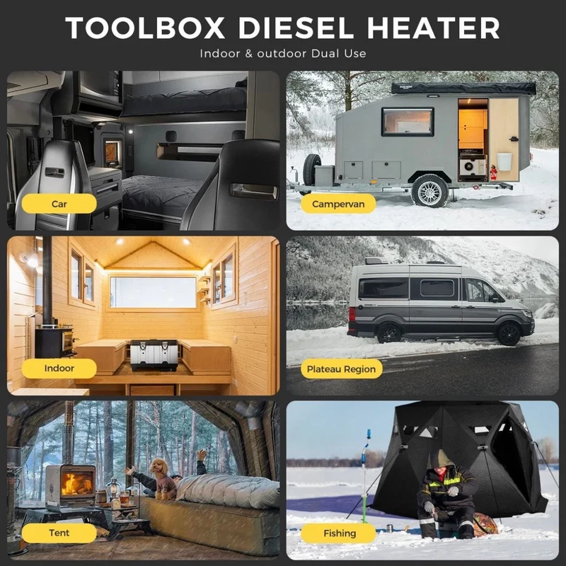 Diesel Standheizung 8KW Wohnmobil PKW LKW 12V/24V LCD Heizung