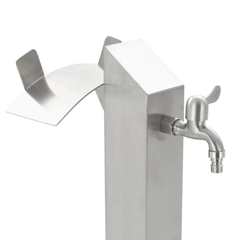 Wassersäule Edelstahl 95cm Brunnen