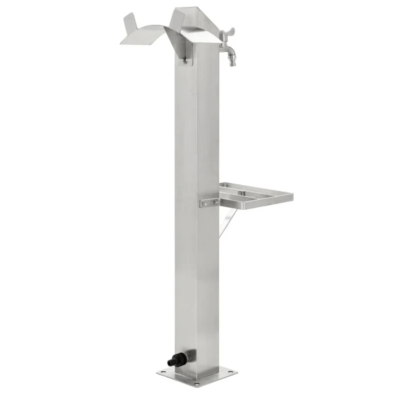 Wassersäule Edelstahl 95cm Brunnen