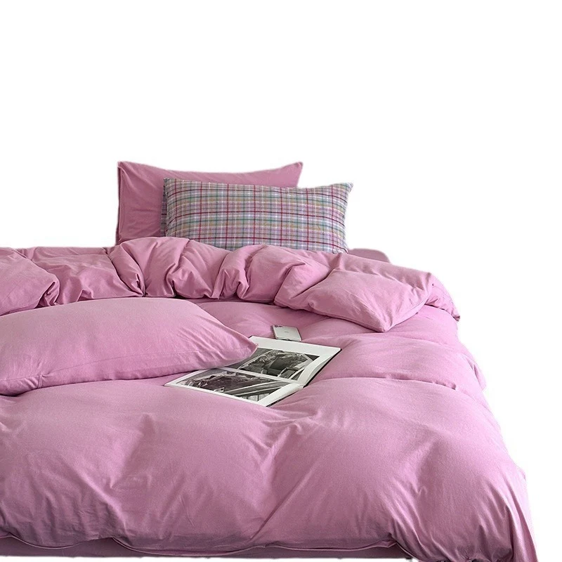 Minimalistisches Makosatin-Bettwäscheset mit extra-weicher Oberfläche und pflegeleichter Webung
