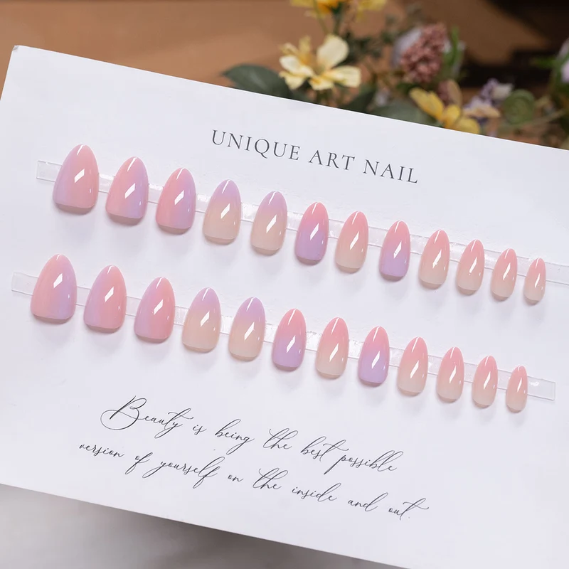 Ombré Stiletto Press-On Nägel 1791110766