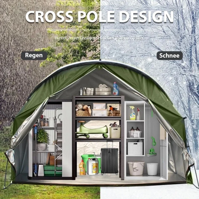 Fahrradzelt Fahrrad Garage Camping Vorrat Lagerzelt Garten