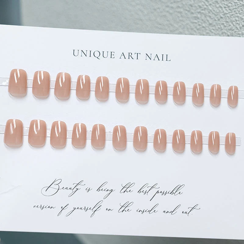 Hochglanz-Naturfinish-Nagelverstärkungen