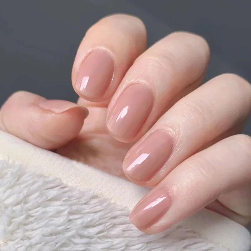 Hochglanz-Naturfinish-Nagelverstärkungen