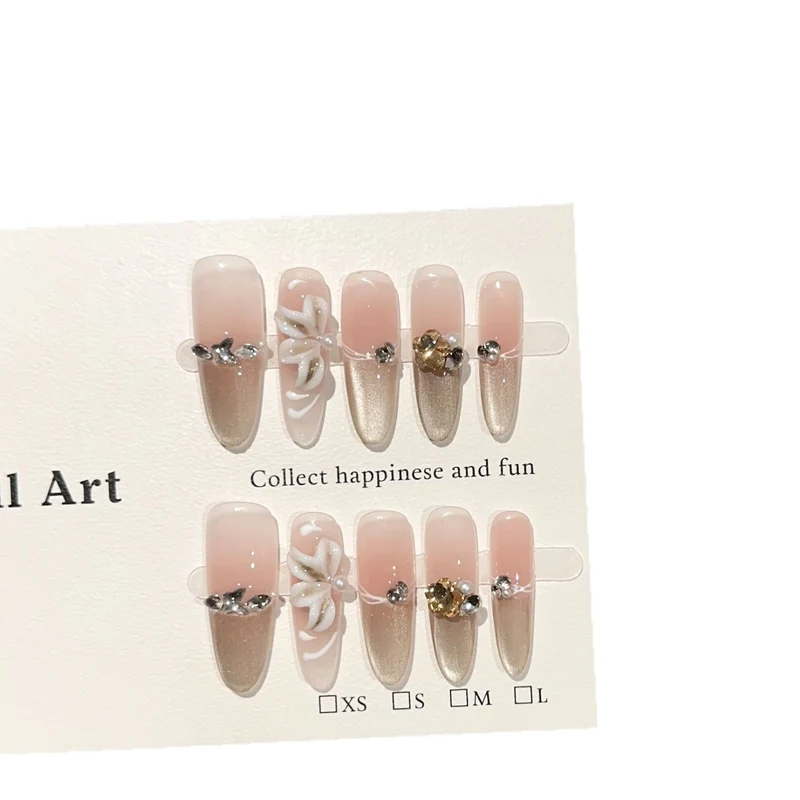 Kreatives Floral Nagelkunst Set