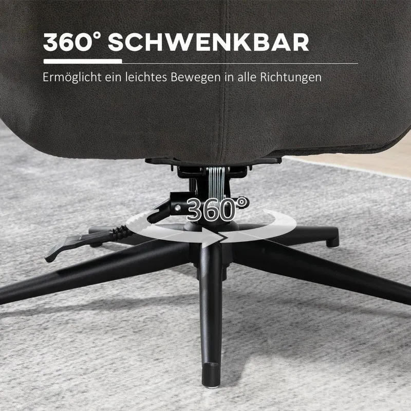 Relaxsessel Hocker Drehbarer Fuß