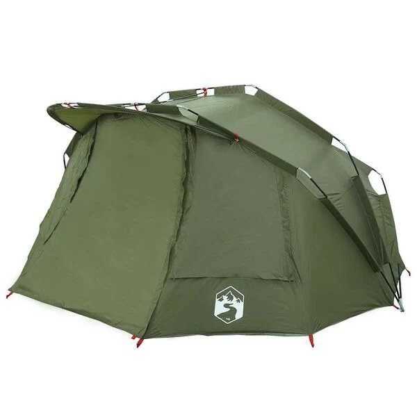 5 Personen Angelzelt Outdoor Zelt Camping Dunkelgrün