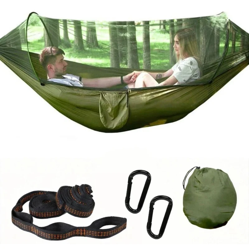 Camping Hängematte mit Moskitonetz Outdoor bis 300kg