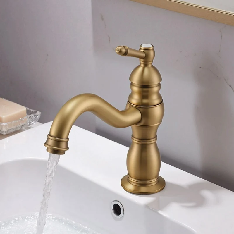 Waschtischarmatur Badarmatur Antik Wasserhahn Bad Waschbecken