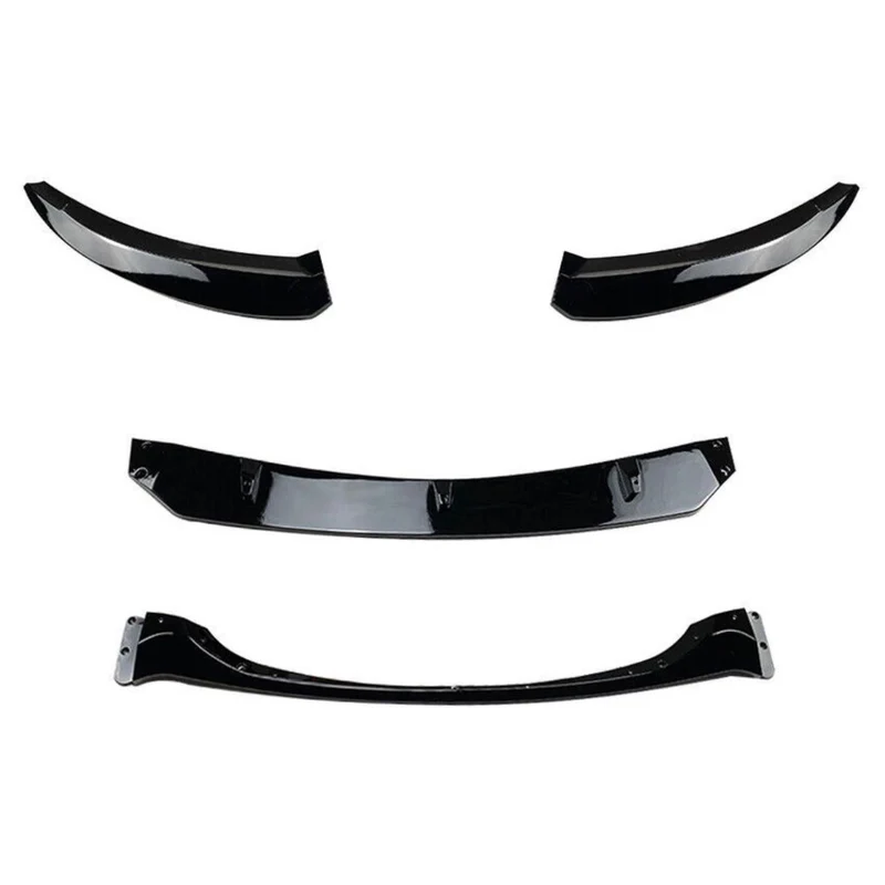 Spoiler Lippe für BMW 1er E82 E88 M-Paket 07-13 Schwarz