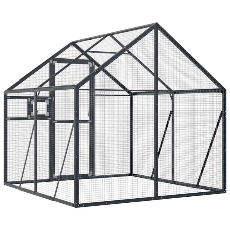 Voliere Vogelkäfig Aluminium