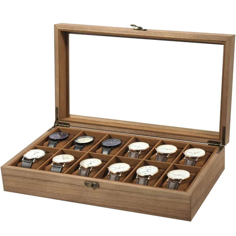 12 Uhren Uhrenbox Uhrenkasten Uhrenkoffer Uhrenschatulle