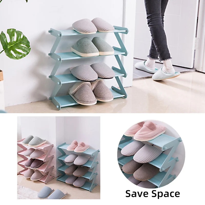 Skanto | Minimal Z Verstellbarer Schreibtisch-Organizer und Schuhregal