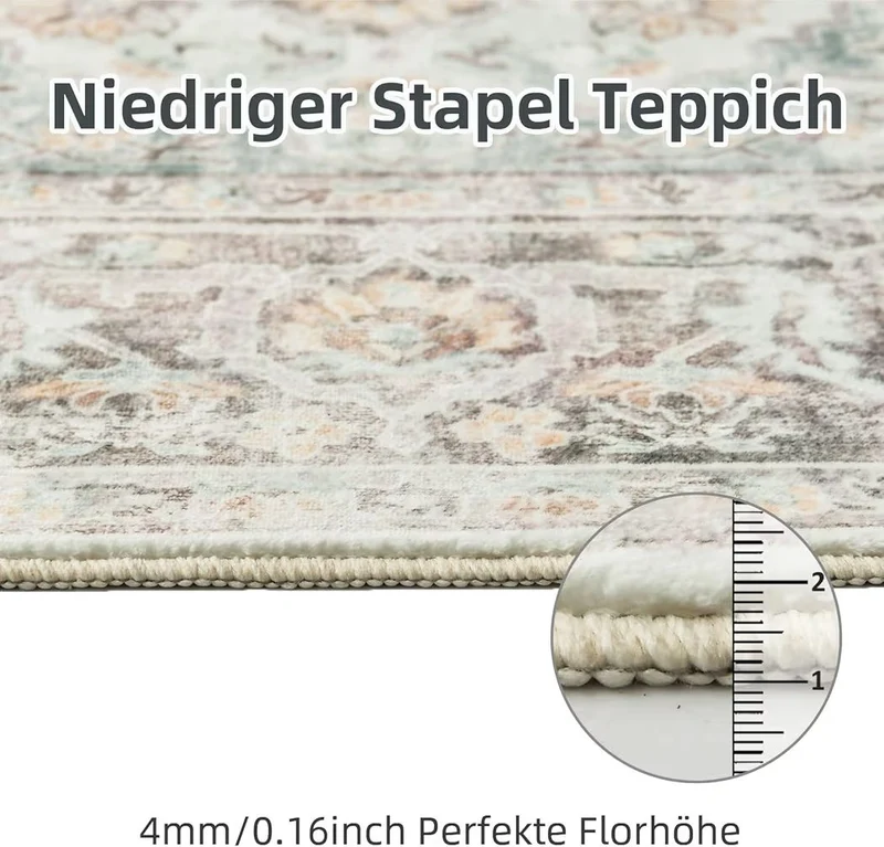 Teppich Vintage-Design Kaschmirimitat