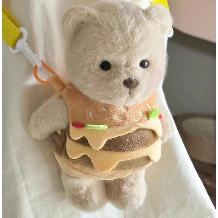 Plüsch-Burger-Themen-Teddy-Bär