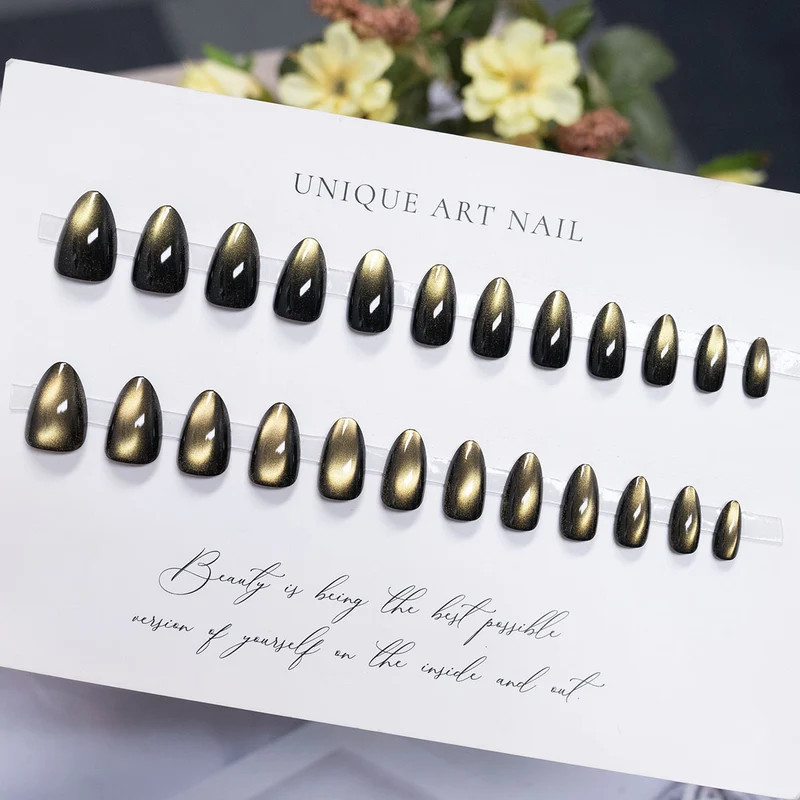 Wunderschönes langes Stiletto Press-On-Nagelset