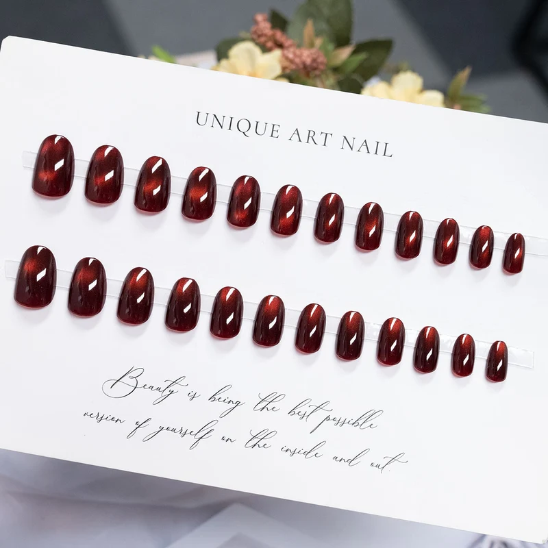 Wunderschönes langes Stiletto Press-On-Nagelset