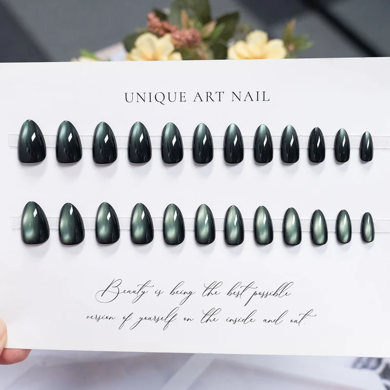 Wunderschönes langes Stiletto Press-On-Nagelset