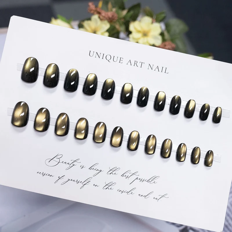 Wunderschönes langes Stiletto Press-On-Nagelset
