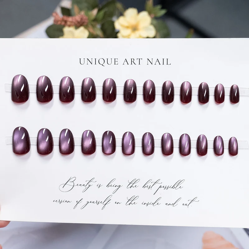 Wunderschönes langes Stiletto Press-On-Nagelset