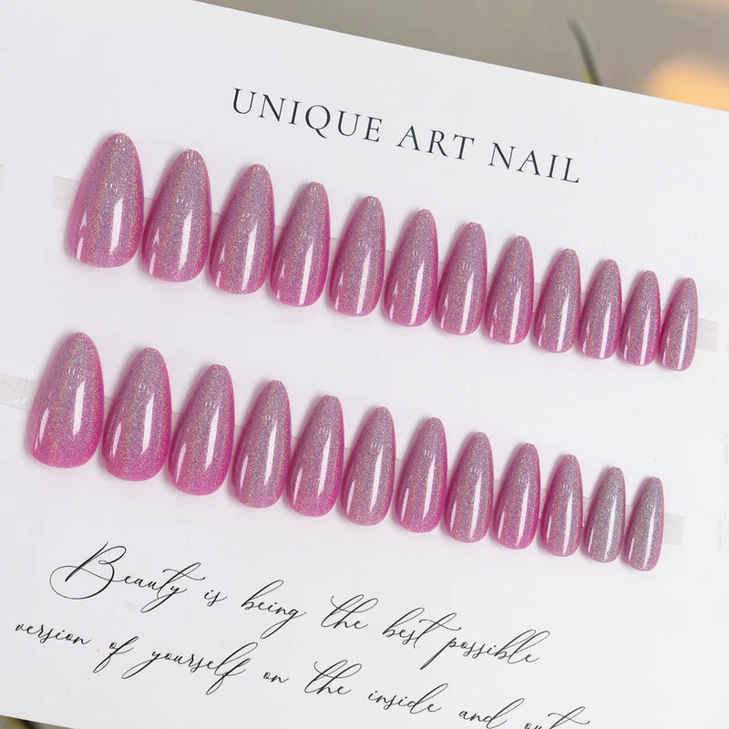 Glossy Stiletto Press-On Nagelkunst