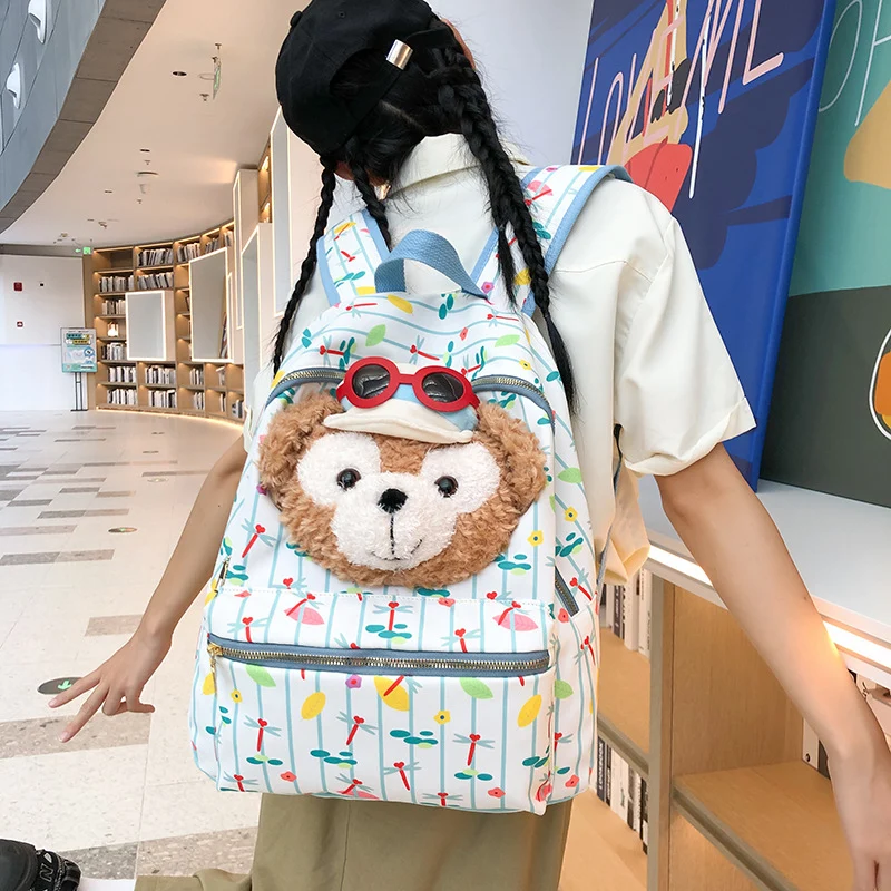 Verspielter Plüschtier-Rucksack