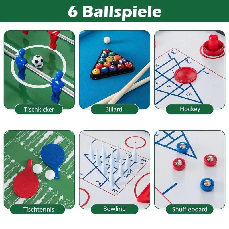 Spieltisch Tischkicker Kickertisch Aktivitätstisch Tischfußball