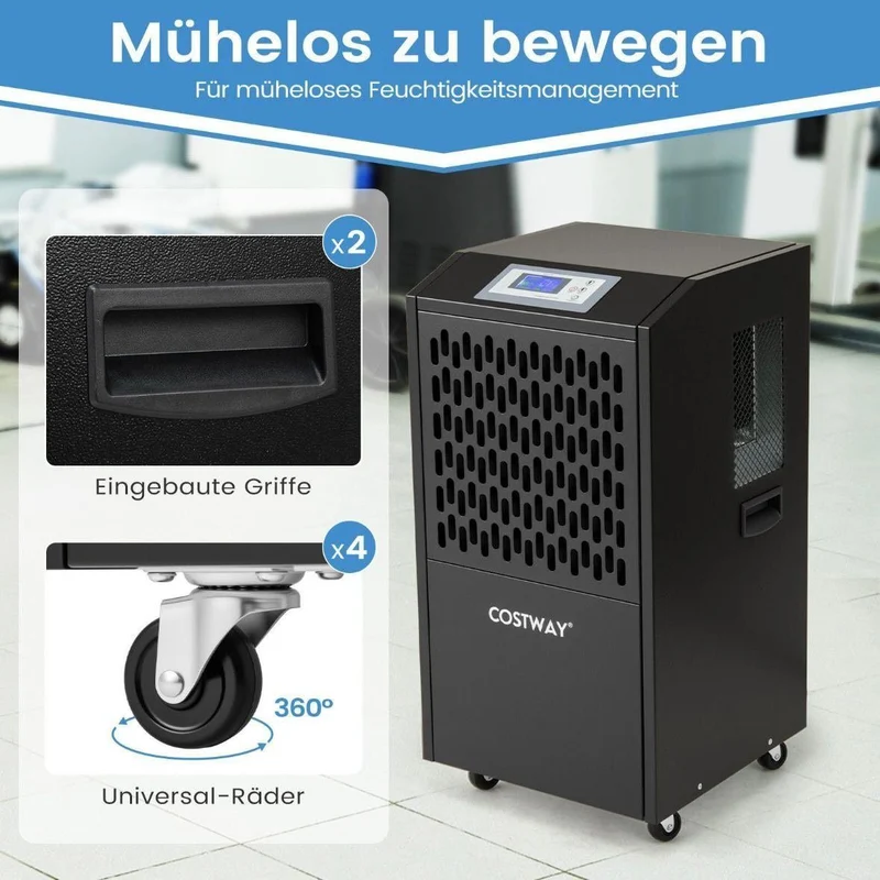 Industrie Luftentfeuchter 118L Bautrockner