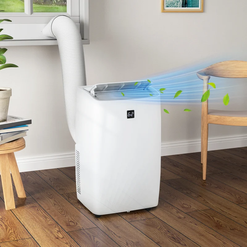 14000 BTU Air Conditioner with Dehumidifier & Auto Sleep Mode, for Room up to 700 Sq. ft