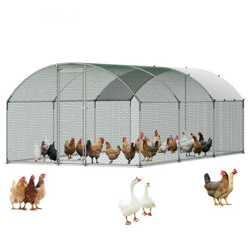 Hühnerstall 3x6m Freilaufgehege Geflügelstall