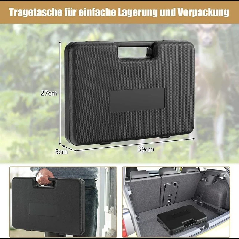 107tlg Waffenpflege Waffenreinigungsset Pistole Reinigungsset