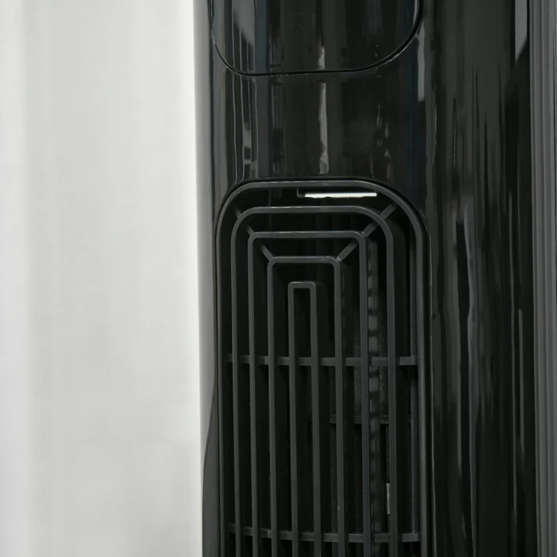 46'' Freestanding Tower Fan, 70° Oscillating Bladeless Standing Fan with 3 Speeds, Black