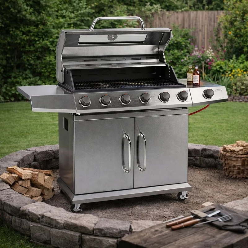 Gasgrill 7 Brenner Grill Grillwagen