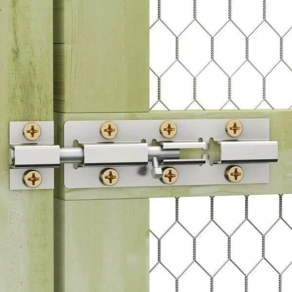 Hühnerstall Hühnergehege 4,5x1,5m Hühner