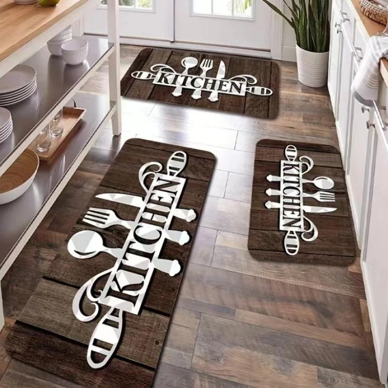 Stylische Küchenkomfortmatten-Set