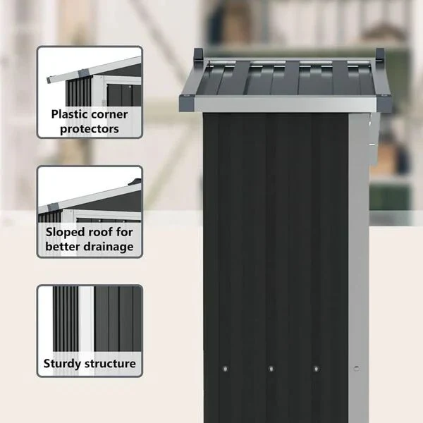 Gartenschrank Geräteschrank Werkzeugschrank Metallschrank Gerätehaus