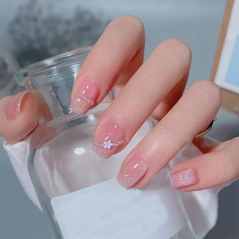 Glitzerndes Nagelkunst Press-On Set