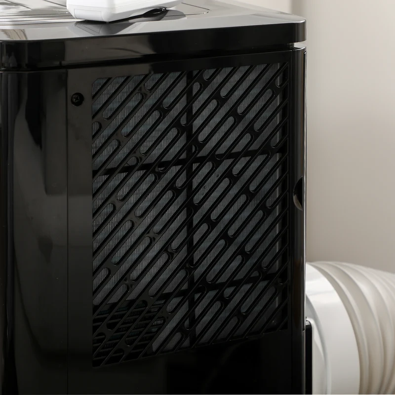 8000 BTU Mobile Portable Air Conditioner with Cooling, Dehumidifier, Portable AC Unit, Black