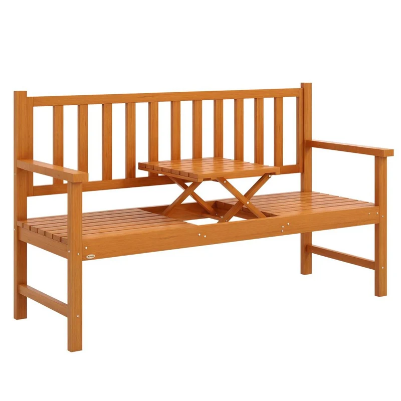 Gartenbank Holzbank Sitzbank mit Tisch