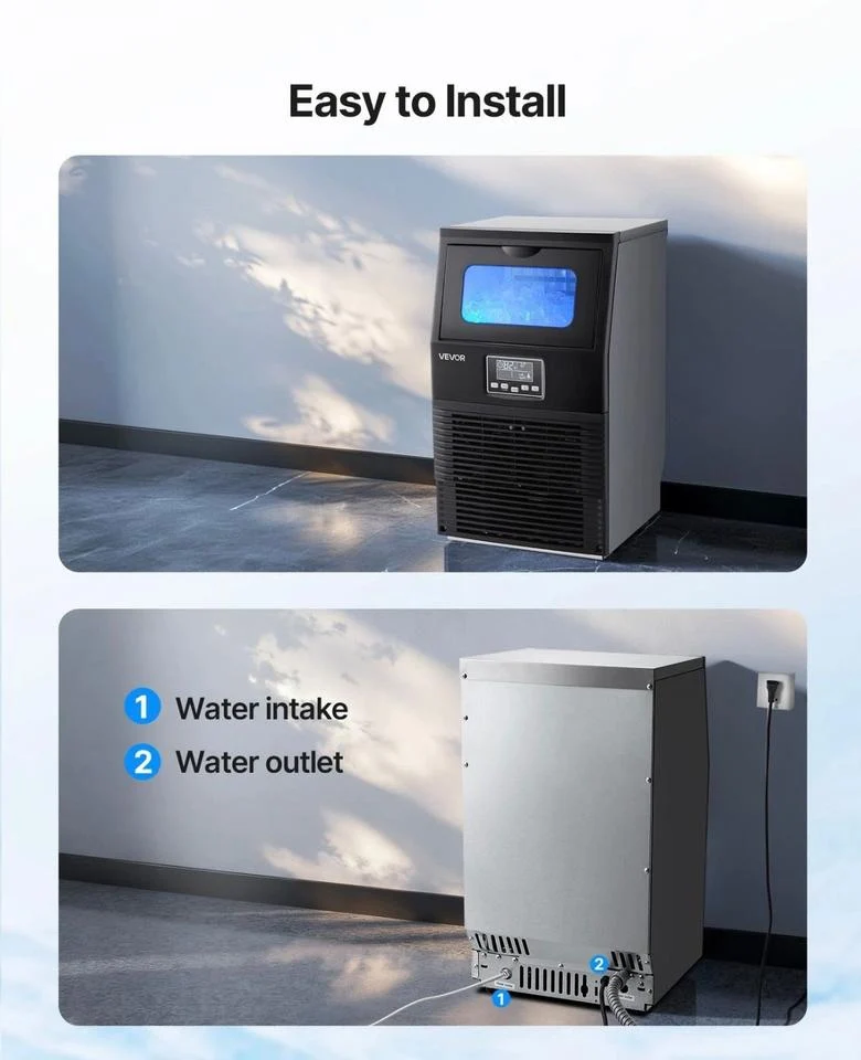Kommerzieller Eiswürfelbereiter Eiswürfelmaschine 36kg/Tag