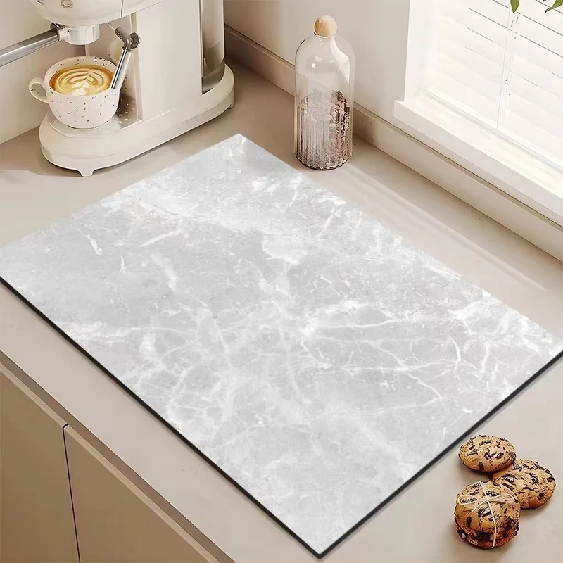 Luxus Marmor Design Küchenmatte