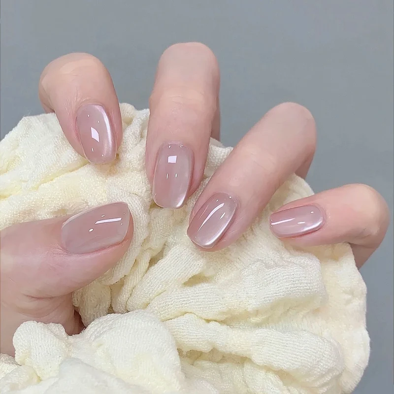 Glänzendes Ombre Nagelkunst Set