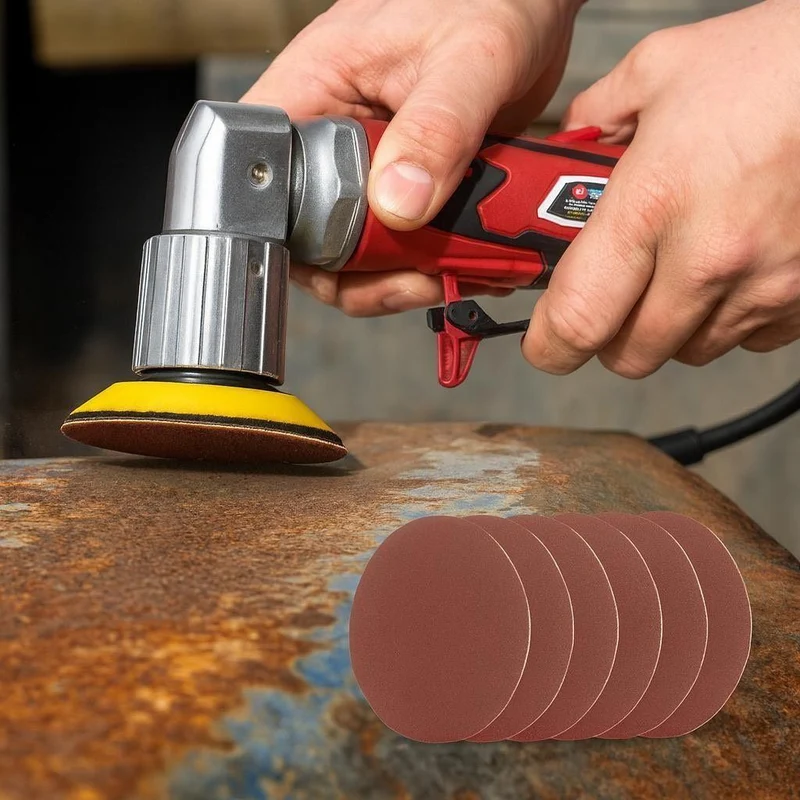 Druckluft Exzenterschleifer 75mm Set