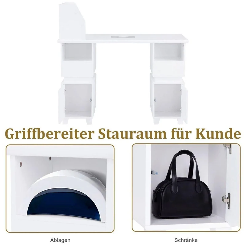 Manikürtisch mit Absaugung Nageltisch