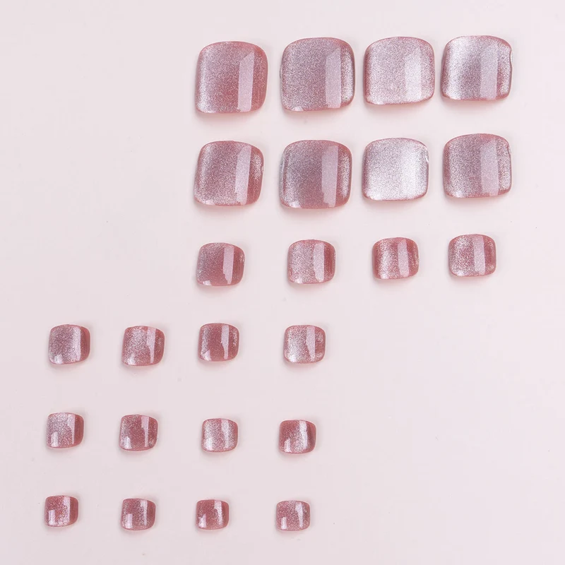 Glitzerndes Pediküre-Set