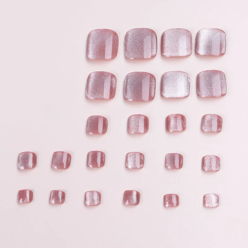 Glitzerndes Pediküre-Set