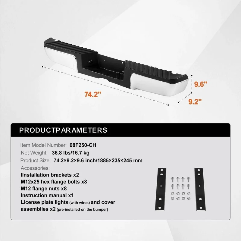 Heckstoßstange Pickup Ford F250/Ford F350 2008-2016