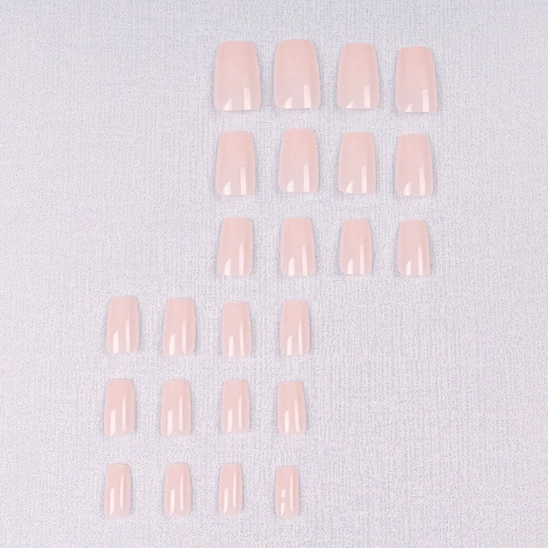 Glänzender natürlicher Nagel-Finish