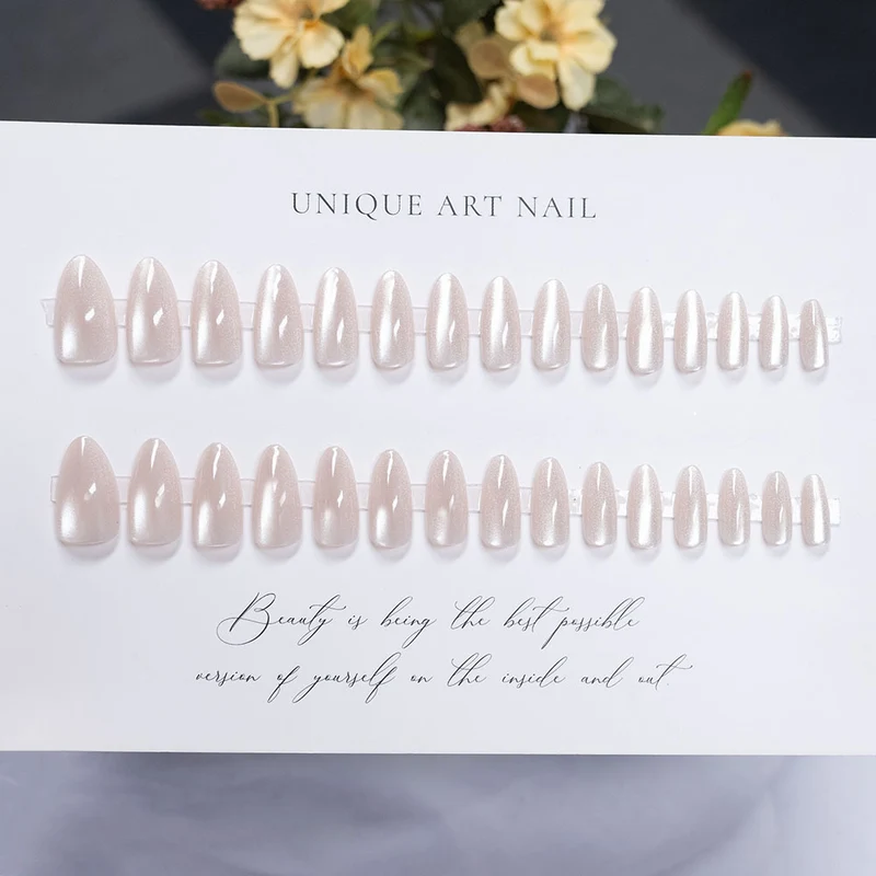 Glitzernde Ombre Stiletto Press-On Nägel